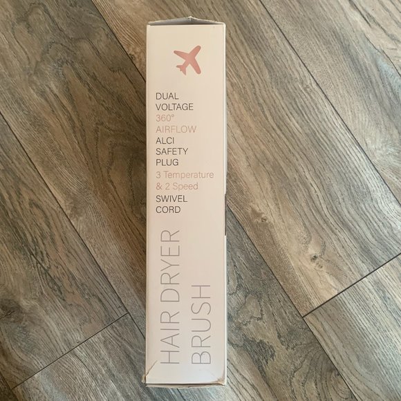 NEW PRITECH DUAL VOLTAGE 1000W CERAMIC IONIC HOT AIR BRUSH - 4 IN 1 STYLER - Picture 9 of 11